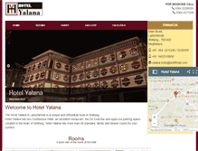 Tablet Screenshot of hotelyalana.com